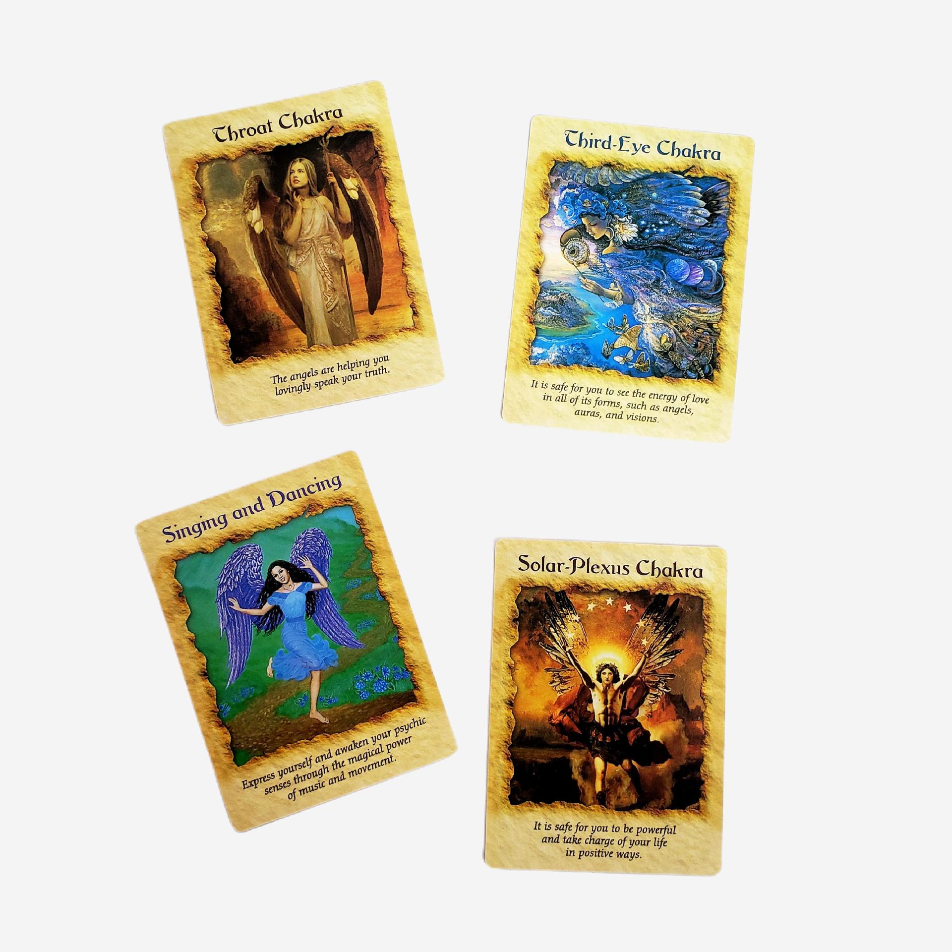 2023 New Therapy Angel Healing Oracle Leisure Entertainment Board Game Cards_voghion.com