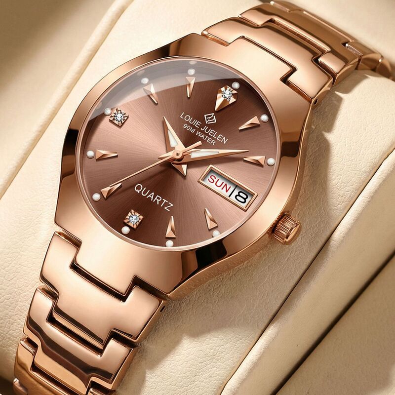 Louie Juelen Women's Watch New Model Hot Sale Louis Juelen Brand Quartz Wristwatch Cross-Border Popular Model Dropshipping