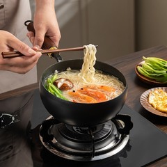 跨境爆款迷你小铁锅小炒锅家用炒菜锅无涂层古法大肚锅