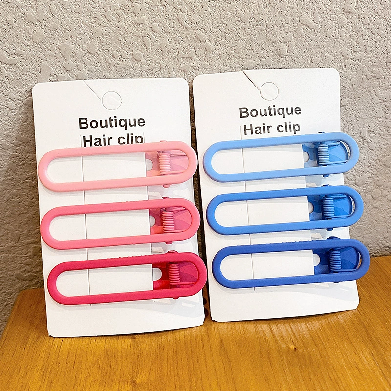 Матовый зажим для волос Hairgrip, чёлка, crab pin, аксессуар для волос, заколки, интернет-знаменитость