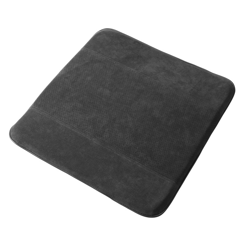 Universal New Car Seat Cushion Perforated Breathable Non-Slip (Cool pad) - black