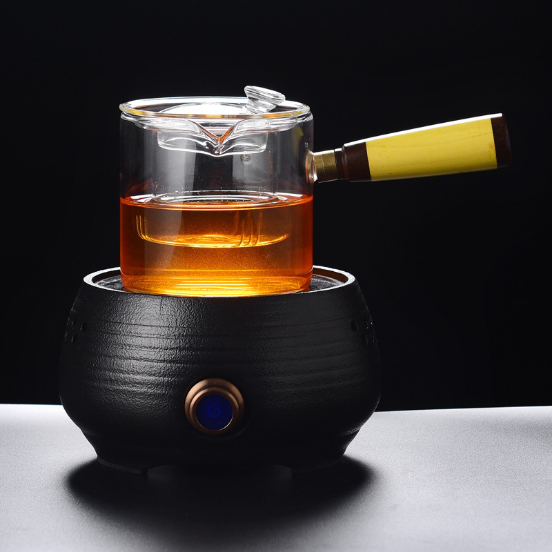 Diyi Electrical Appliance Ceramic Electric Ceramic Stove Tea Stove Black Pottery Coarse Pottery Glass Tea Maker Large Water Kettle Steamer Tea Art