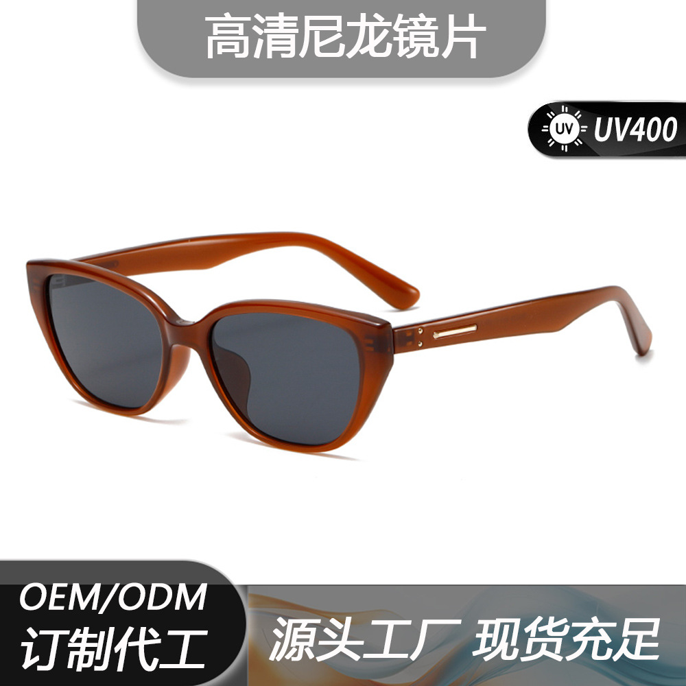 2025 국경 패션 트렌드 새로운 편광 선글라스 TR90 프레임 인터넷 빨간색 선글라스 3229