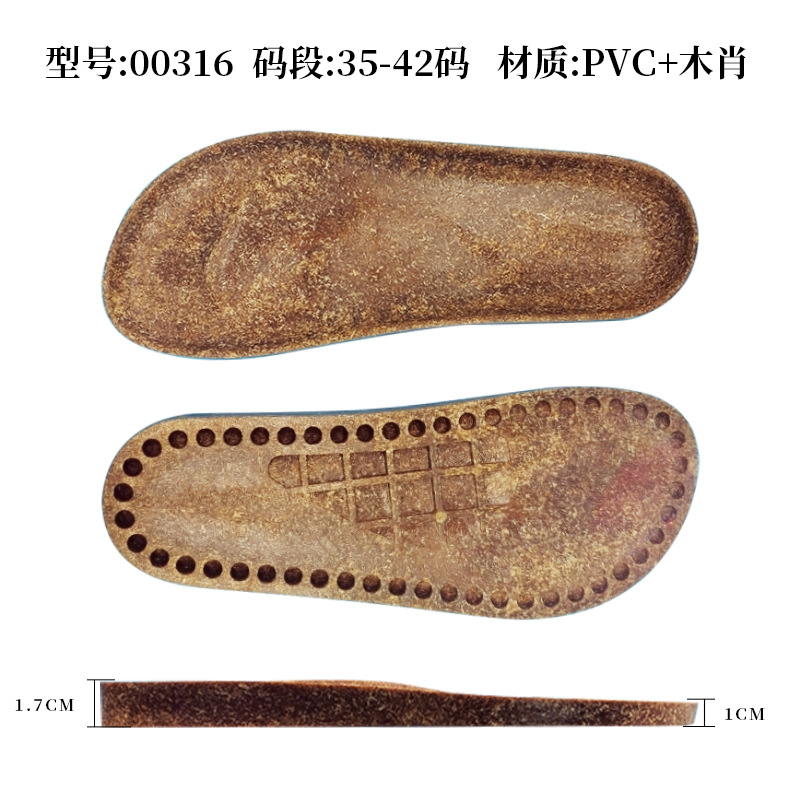 Sawdust Birkenstock sole Spring and autumn payment Female models Baotou The increase in leisure time Borken In the end Injection molding Forming Outsole