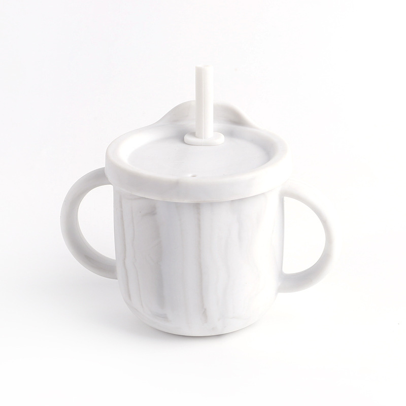 대리석 색상 흡입 컵 106g