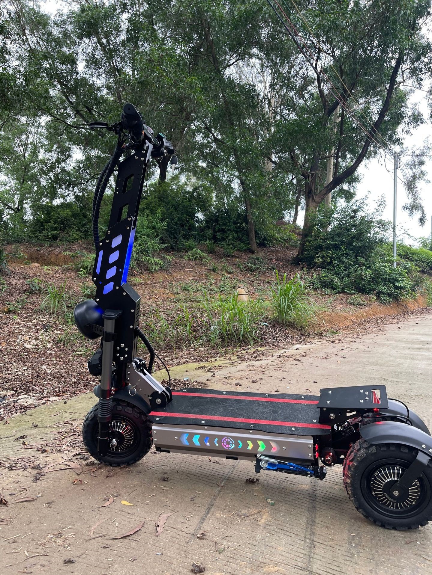 Retuol 11inch Three-Wheel Off-Road Electric Scooter Adult Folding High-Speed Scooter Dropshipping