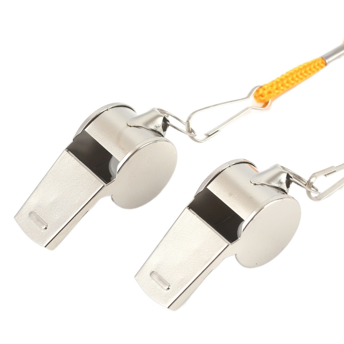 High-Quality Metal-Edged Iron Whistle Basketball Football Outdoor Sports Referee Whistle Manufacturer Ready Stock