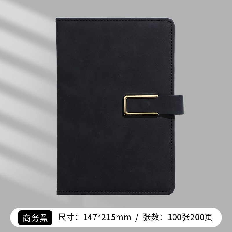 a5 ノートブックビジネス会議バックルメモ帳ギフトボックスセット厚みのあるオフィスノートブックは企業ロゴでカスタマイズできます|undefined