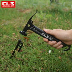CLS outdoor mini hammer multi-functional stainless steel aluminum alloy handle camping tent canopy floor nail hammer