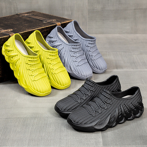 Waterproof shoes for men and women, summer shallow rain boots for men and women, four-season spring and autumn low-top fashion, non-slip, wear-resistant, comfortable and lightweight