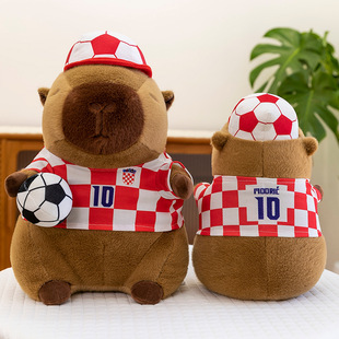 Football Capybara Doll Cupi Doll Bala Plush Plush Toy Rag Doll Birthday Gift for Girls