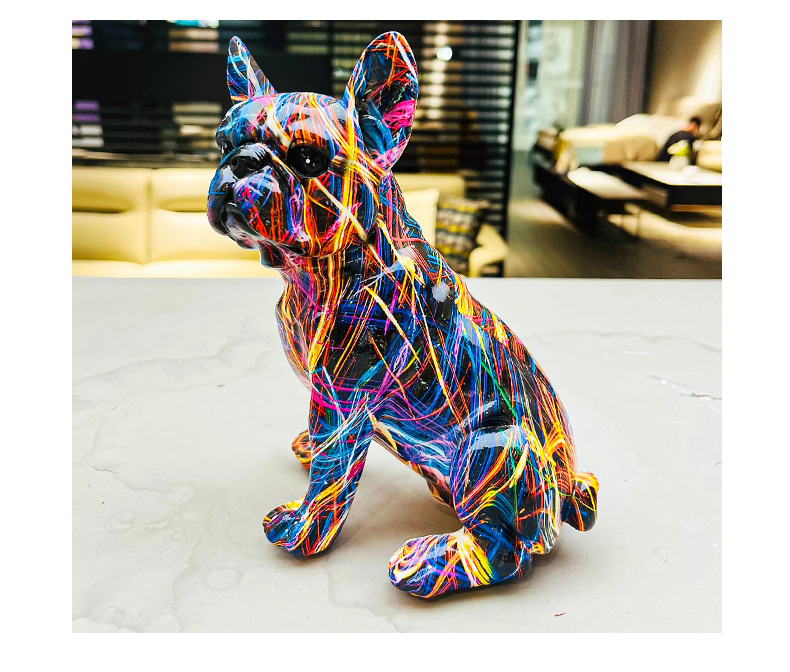 Cartoon Style Dog Synthetic Resin Ornaments Artificial Decorations display picture 4