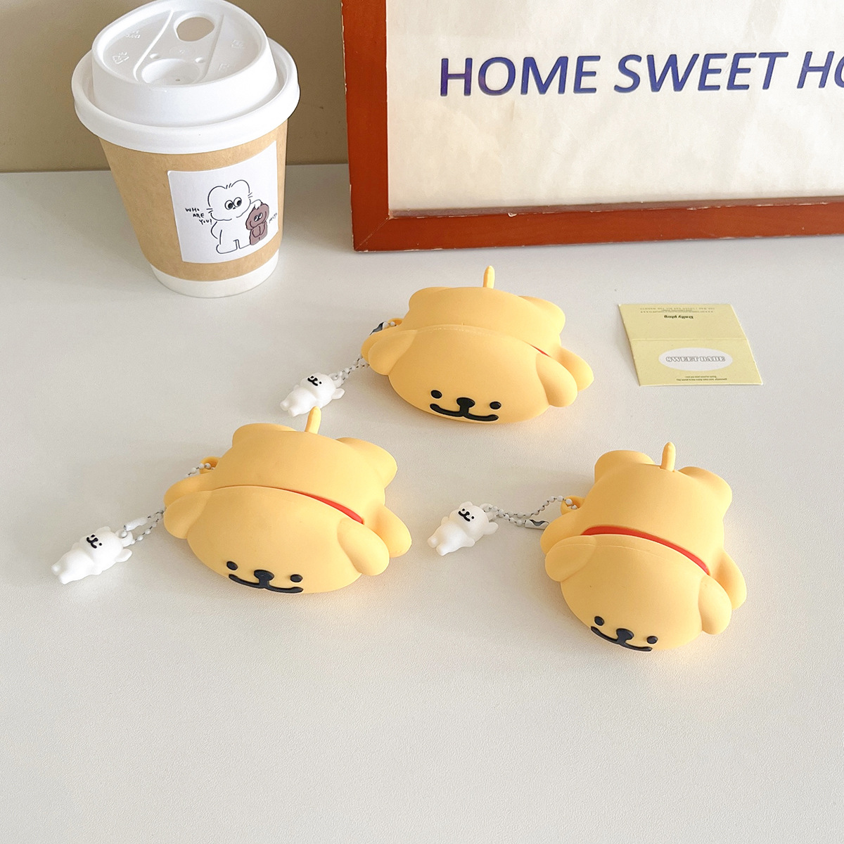 Adorable cachorro Airpods pro cubierta de Apple 3 generación auriculares Bluetooth inalámbricos caída