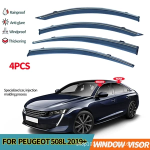 Suitable for Peugeot 508 Rainproof Window Visor Peugeot 508 2010-2019Window Visor