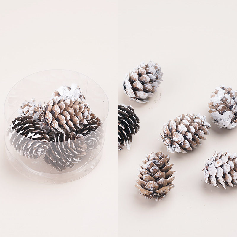 天然アロマキャンドル乾燥果花材クリスマス花輪diy乾燥花材植物標本装飾画松果|undefined