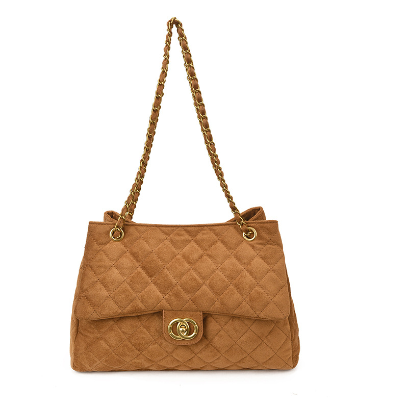 Cross-border nueva cadena de diamante de hombro bolso de mujer alta sensación de lujo ligero gran capacidad ocio viaje bolso de mano image 8