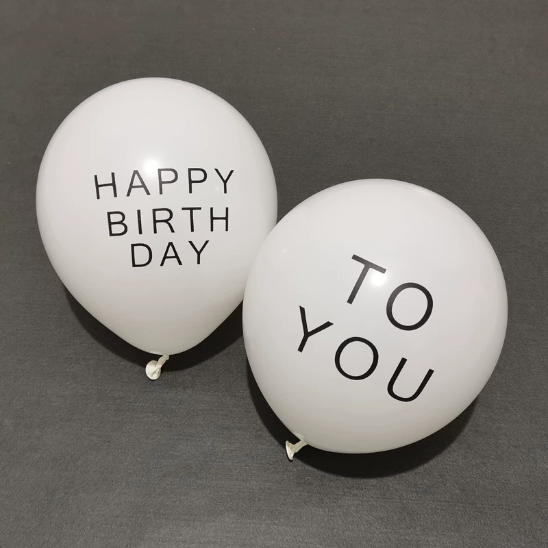 Лидер продаж С ДНЕМ РОЖДЕНИЯ Мори Стиль Свежий принт Письмо 100 дней Полнолуние С ДНЕМ РОЖДЕНИЯ Воздушный шар