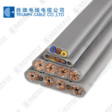 TRVVB並排隨行線 電梯和升降設備作電源動力連接線 灰色外被