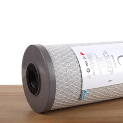 10-inch Large Fat Filter Sintered Activated Carbon Stick, 20-inch Folded Cotton Composite Whole-House Central Pre-Filter—Universal Compatible