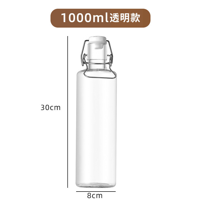スナップオンガラス酵素ボトルスイングキャップジュースドリンクビールボトル茶色の厚みのある防爆果実酒ボトル 500 ミリリットル|undefined