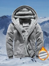 E 11727 Men's Zippered Fleece Hoodie ��ʿ�������� �羳ŷ��