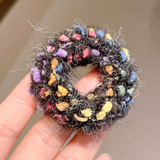 Демисезонный хвостик, эластичная резинка для волос, аксессуар для волос