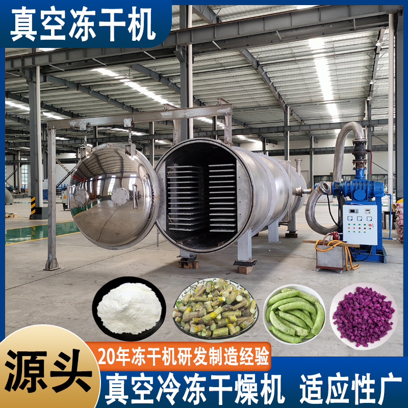 冻干生产线宠物冻干零食 现货商用10㎡真空冷冻干燥机 食品厂用