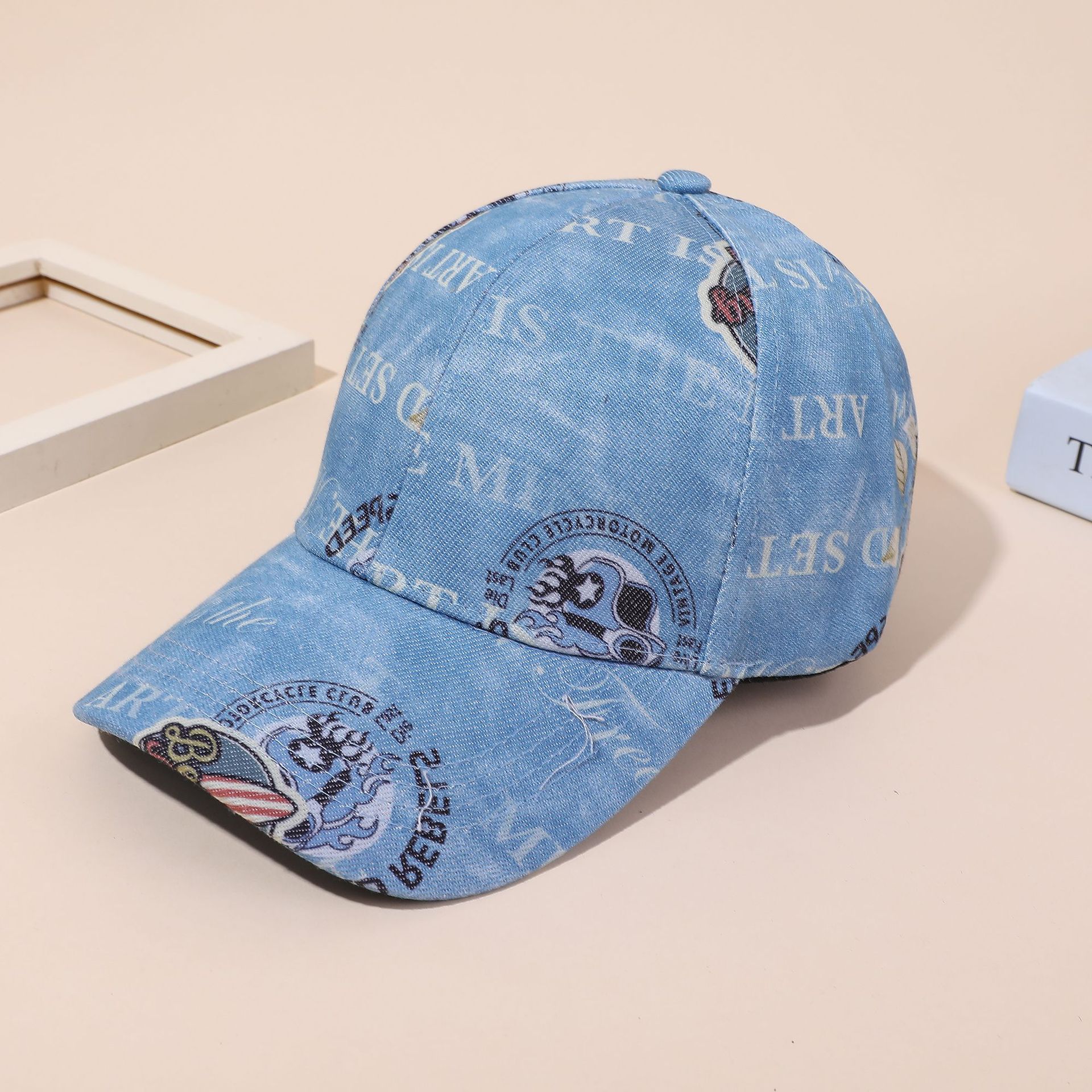Hombres y mujeres nuevas letras inglesas al aire libre gorra de dos colores moda de moda neutral gorra de béisbol sombrilla verano