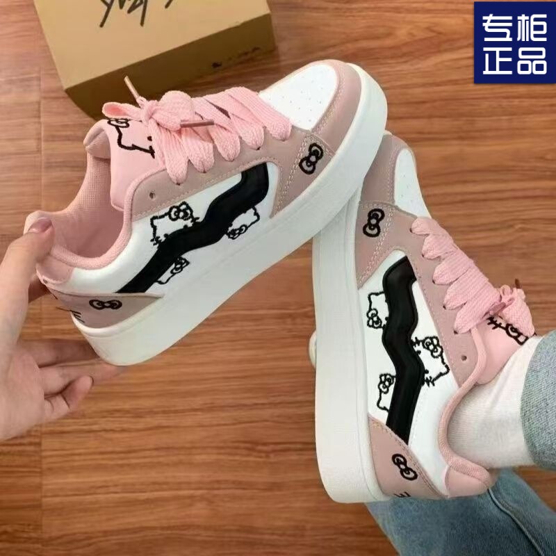 2025 Hot Style Original Non-Colliding Style Super Nice Bread Shoes Women's Autum New Shoes Thick-Soled Student Casual Sneakers