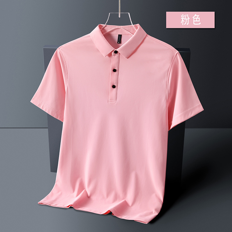 Grano dinámico de secado rápido Polo camisa personalizada de alta gama de publicidad camiseta de la empresa ropa de trabajo impreso bordado LOGO