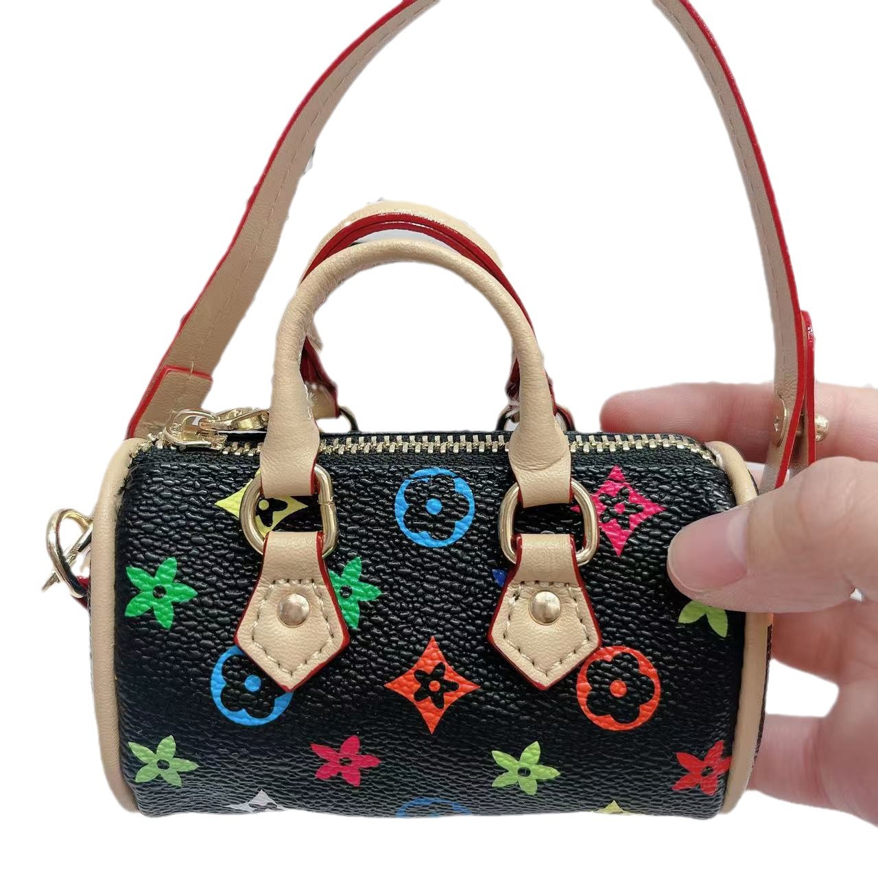 Mini monedero sobre rojo, bolso de concha para presbiterias, bolso para auriculares, llavero, bolso de tendencia creativa, colgante, joyería, moda