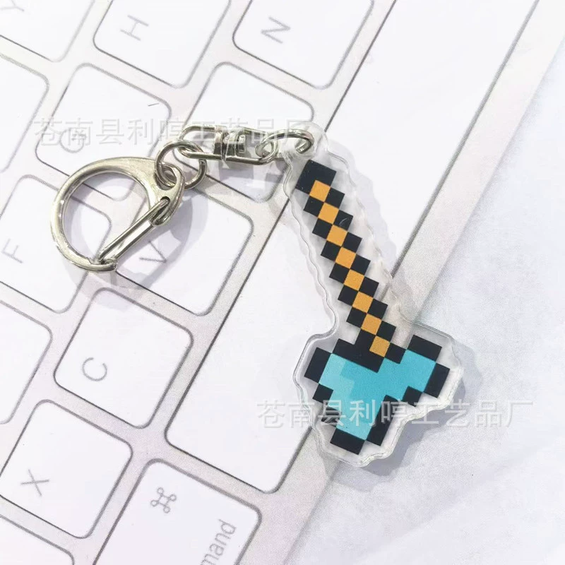 Cartoon acrylic keychain, backpack accessory