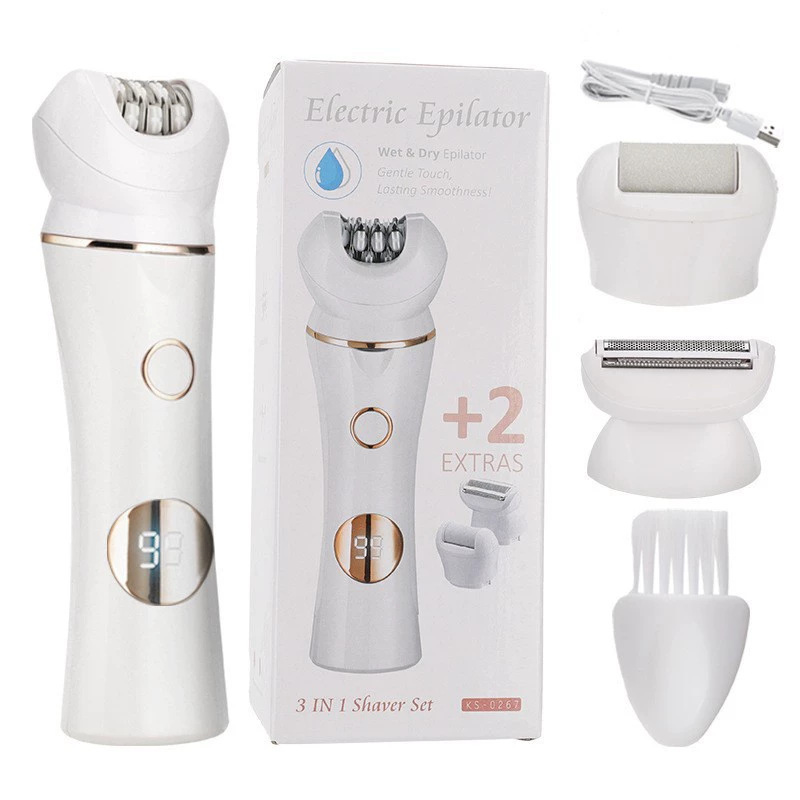 Instrumento de afeitado y recorte de cabello para mujer seis en uno, afeitadora para partes privadas, rectificadora de pies eléctrica, cortadora de nariz al por mayor image 14
