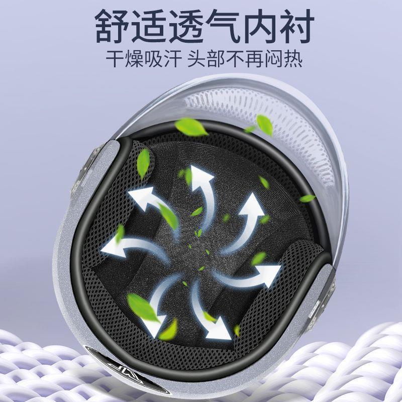 New all-season helmet for both men and women, cold-proof and warm, lightweight motorcycle helmet suitable for electric vehicles