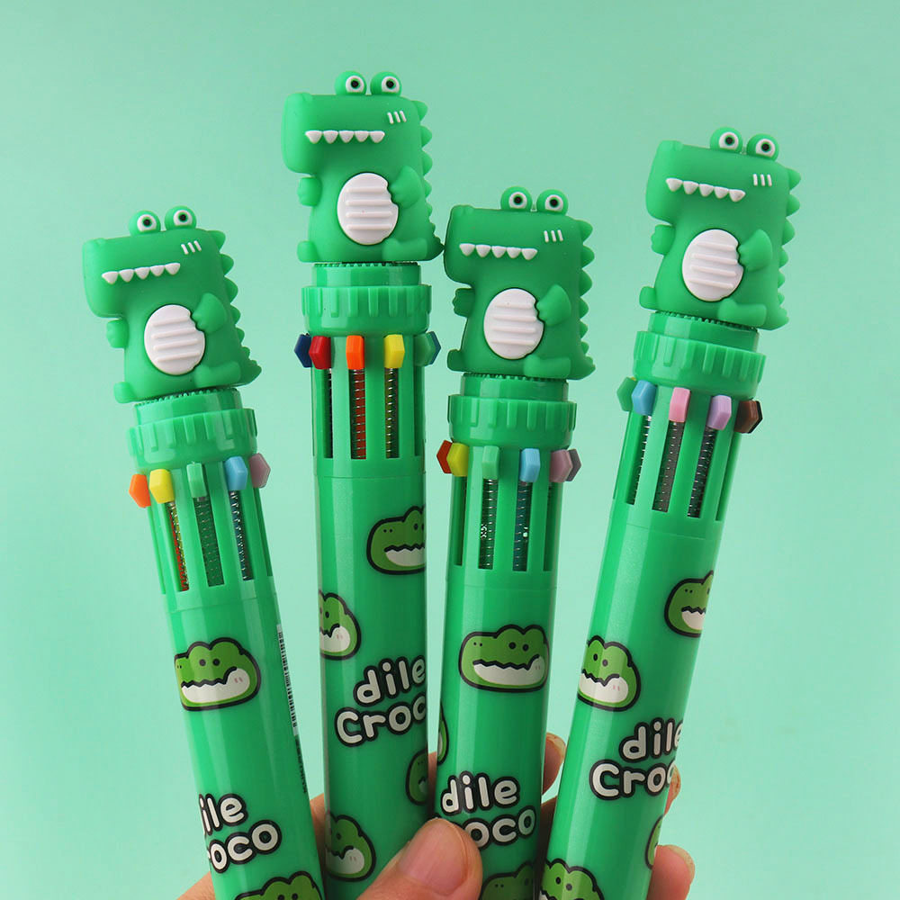 12 bolígrafo creativo 12 colores multifunción bolígrafo de color estudiantes bolígrafo multicolor bolígrafo atómico NaYou