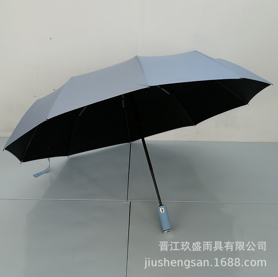 새로운 회전 LED 손전등 우산 소년과 소녀를 위한 강력하고 내구성이 뛰어난 파라솔 이중 뼈 태양 우산 비가 오나 눈이 오나 사용 가능