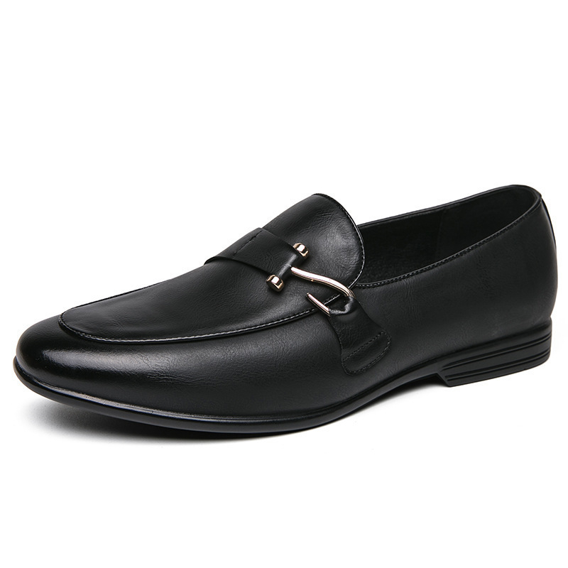 2024 verano hombre casual moda Lefour zapatos británicos de punta de viento zapatos de cuero pequeños zapatos de un pie de la juventud zapatos de hombre image 7