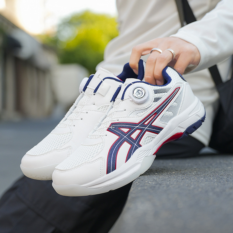 Cross-Border New Trendy Men's Badminton Shoes Mesh Breathable Professional Competition Table Tennis Shoes Student Outdoor Shoes