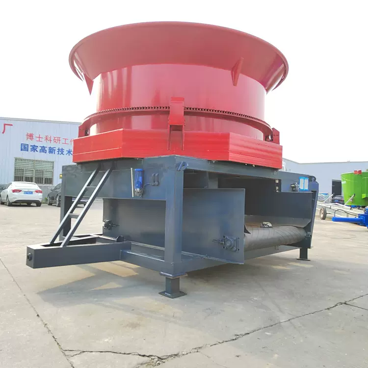 大型草捆粉碎机 养猪场饲料稻草捆破碎机  转盘式秸秆麦秸粉草机