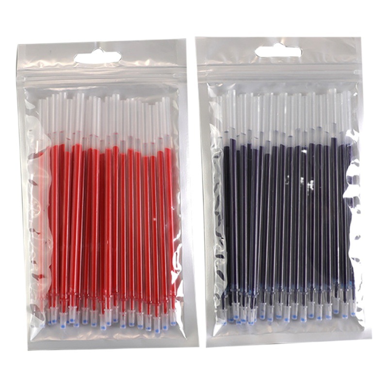 50 PCs neutral refill refill 0.38mm full needle tube refill 0.5mm bullet refill water refill