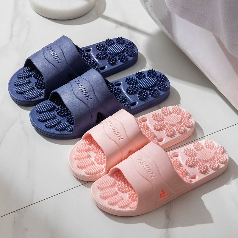 Новый стиль женский массаж слово тапочки Полная ванная пара тапочки макарон пара повседневные тапочки четыре сезона