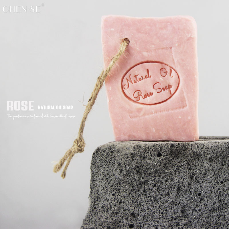 chense Ancient Soap Style Rose Essential Oil Cold Process Soap Amaranth Facial Cleansing Soap Goat Milk Soap Handmade Soap Wholesale
