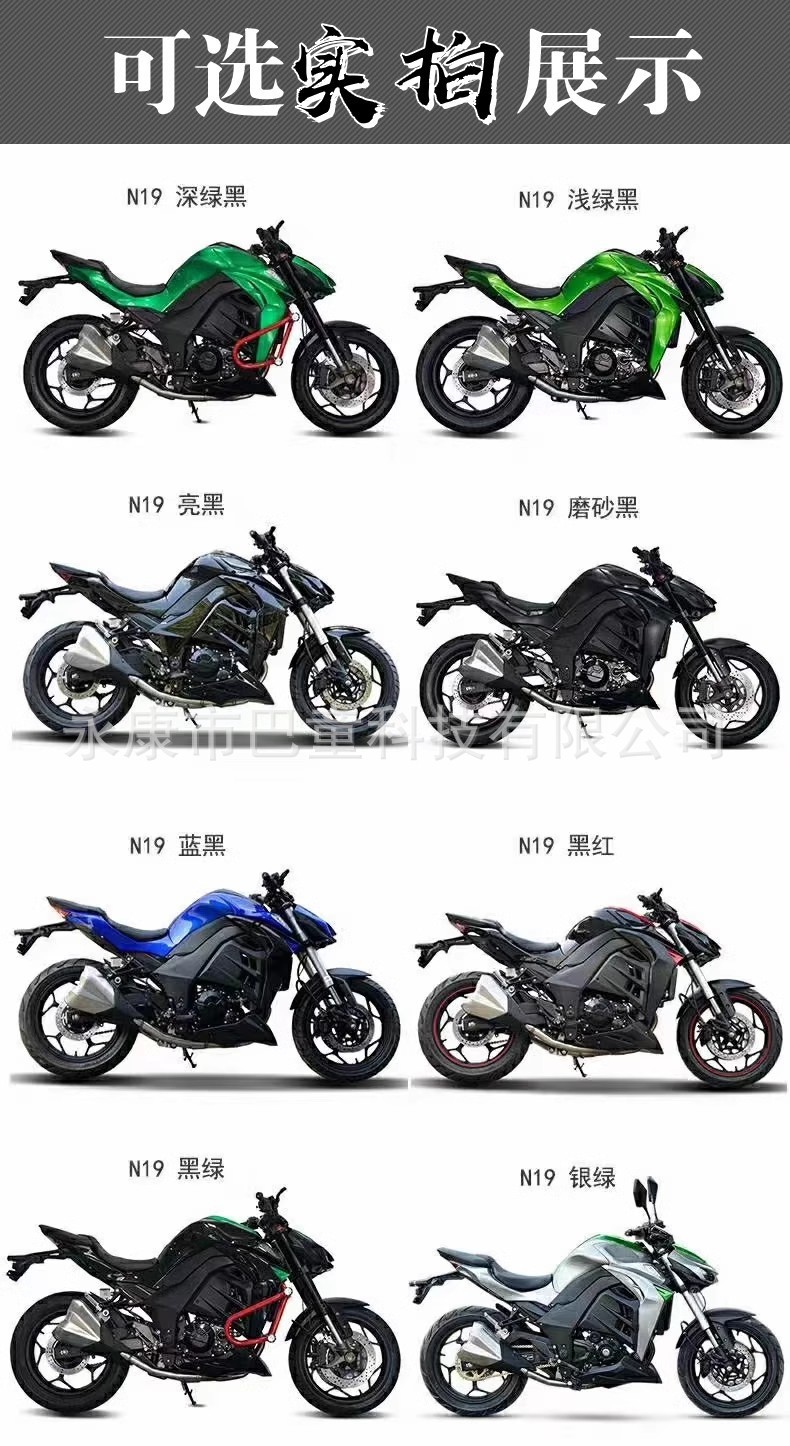 Domestic N19 Big Python Motorcycle National Three Kingdoms Four Motorcycle Motorcycle Double Cylinder Water Cooled 400Cc Street Car