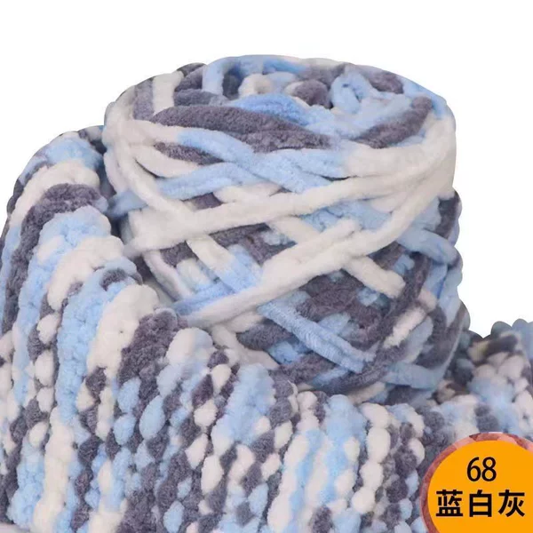 68 blue and white gray*no twist*7s*1*acrylic