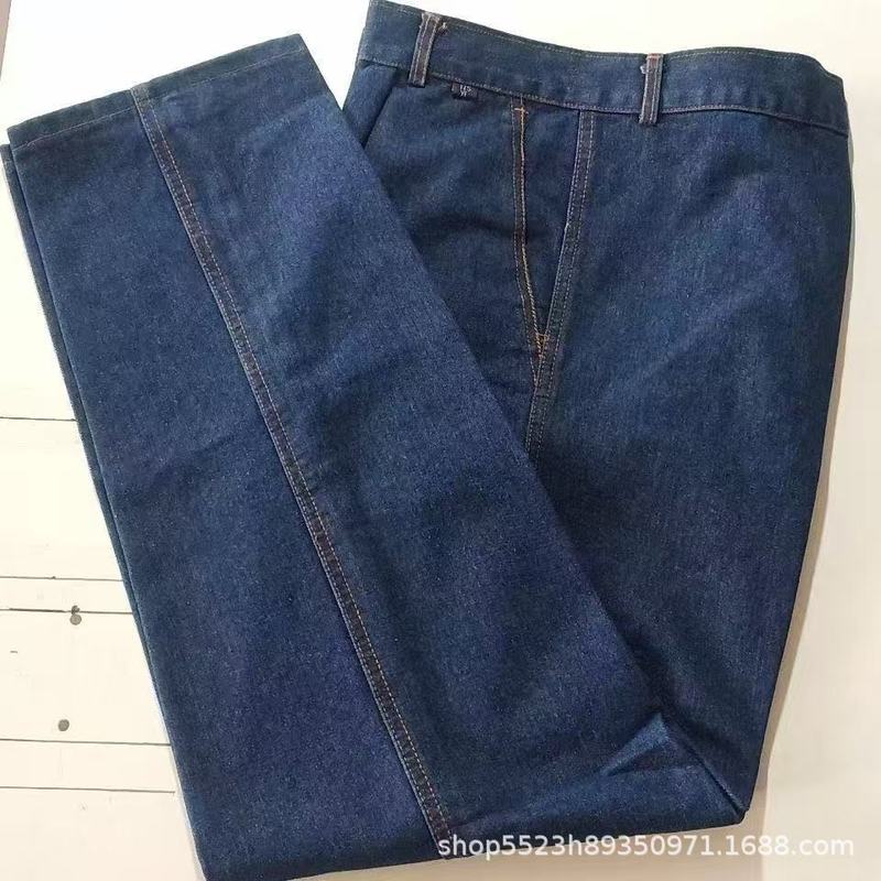 焊工劳保工作服套装男牛仔长袖加厚防烫耐磨电焊服工地劳保服定制|undefined