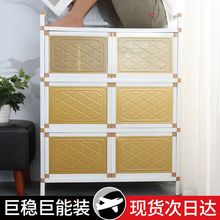 不锈钢碗柜家用厨房橱柜简易多功能储置物柜厨房收纳柜箱灶台架子