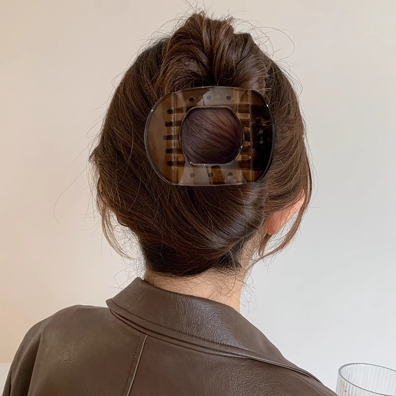 La cabeza detrás de la ventana del viejo clip de cabello de boca de pato grande clip de cabello para mujeres 2025 nuevo clip de cabello de alta calidad temperamento