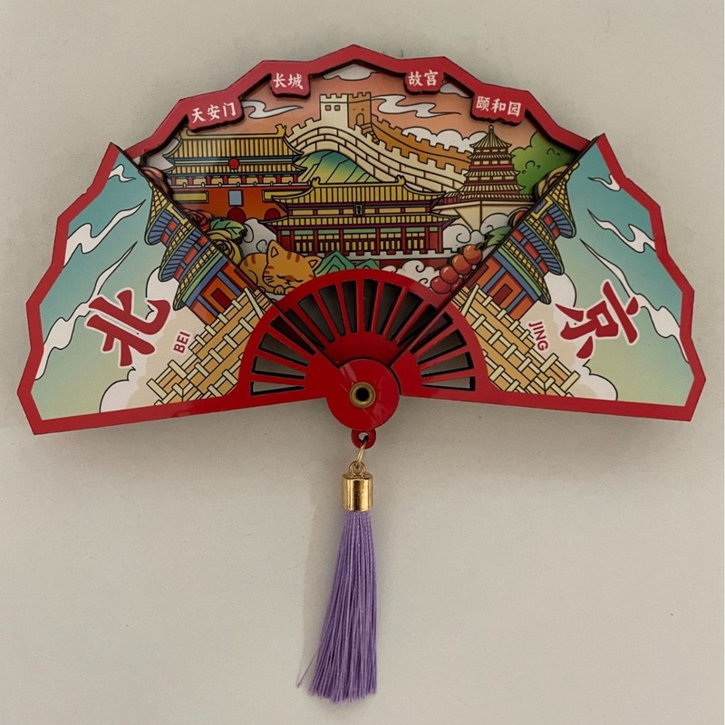 北京冰箱贴城市旅游冰箱贴磁贴装饰北京旅行纪念品木制滴胶冰箱贴|undefined