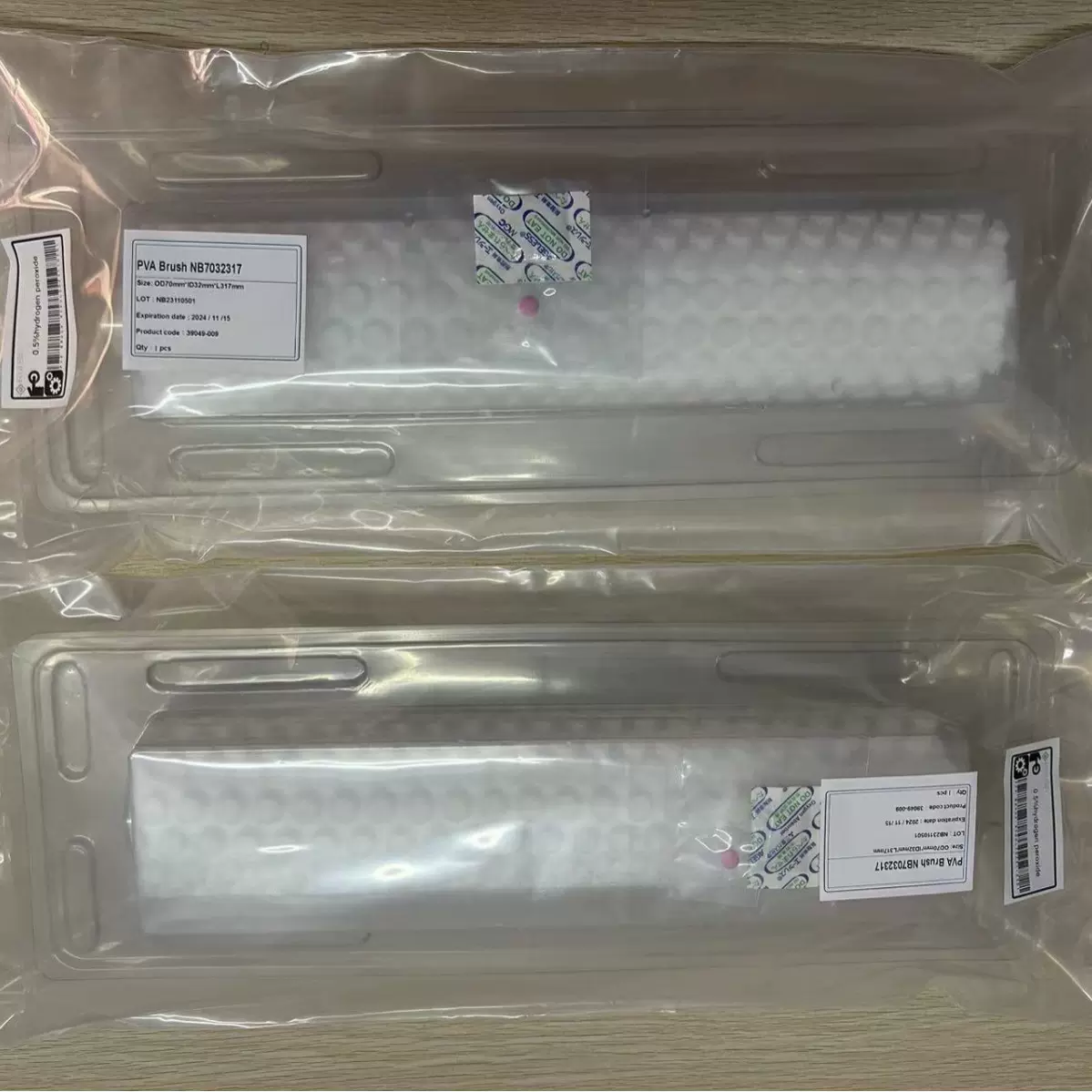 晶圆Wfer海绵刷國產原廠替代 CMP PVA Brush(Ebara300X AMAT Lam)