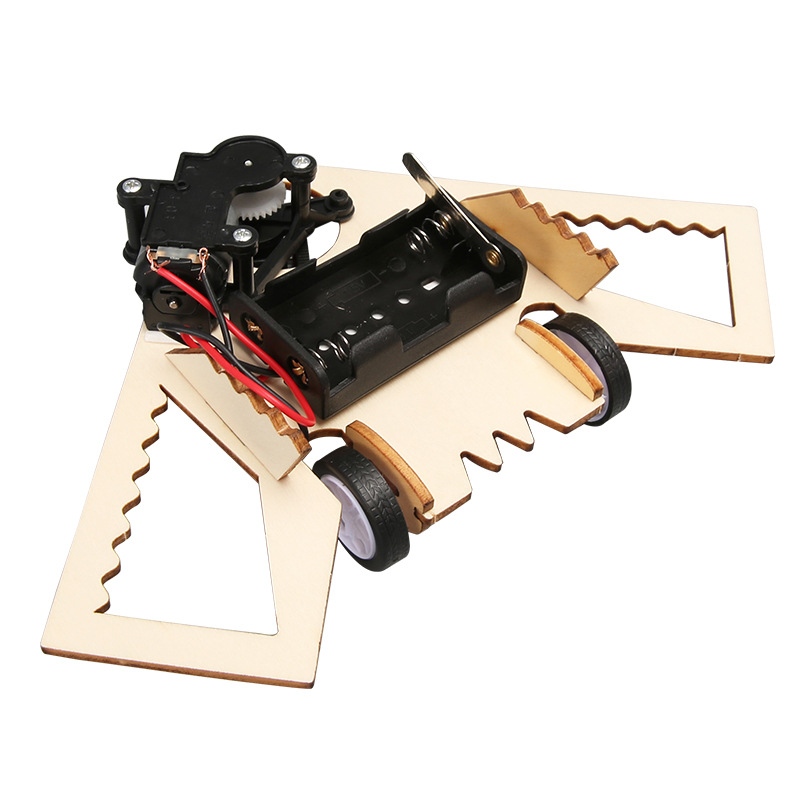 Experimento científico, evitación de obstáculos, robot, tecnología, pequeña producción, escuela primaria, experimento inteligente manual de bricolaje, pequeña invención